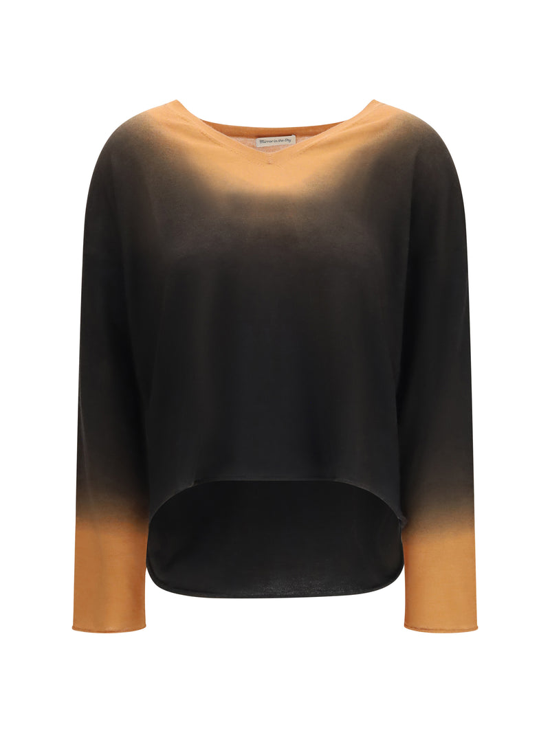 Mirror In The Sky Mirror In The Sky Indra T-shirt Black & Chamois - World Class Fashion