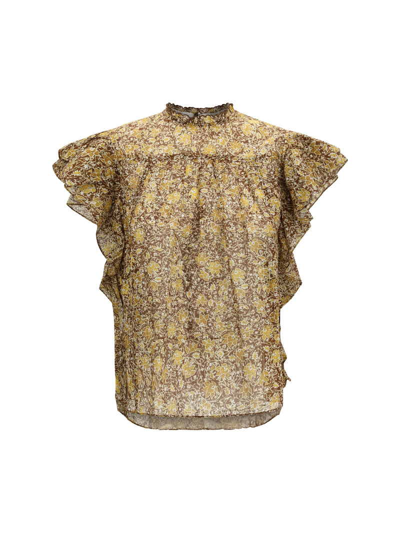 Marant Étoile Marant Étoile Daliyane Top Khaki - World Class Fashion