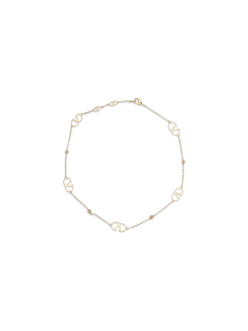 Valentino Garavani Valentino Garavani Vlogo Signature Necklace - World Class Fashion