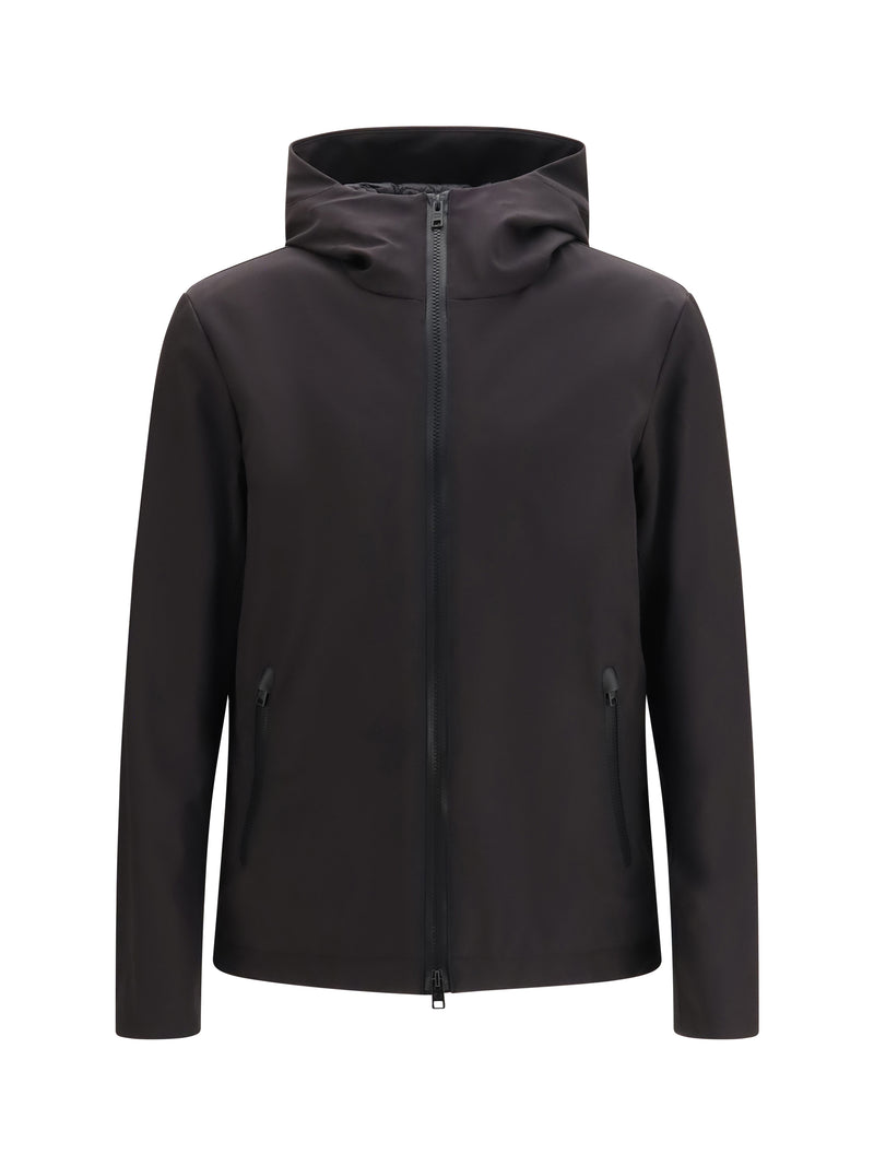 Woolrich Woolrich Pacific Soft Shell Hooded Jacket - World Class Fashion