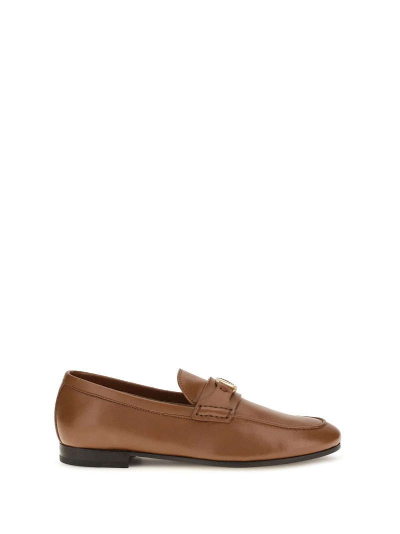 Valentino Garavani Valentino Garavani Vlogo Signature Nappa Loafers - World Class Fashion