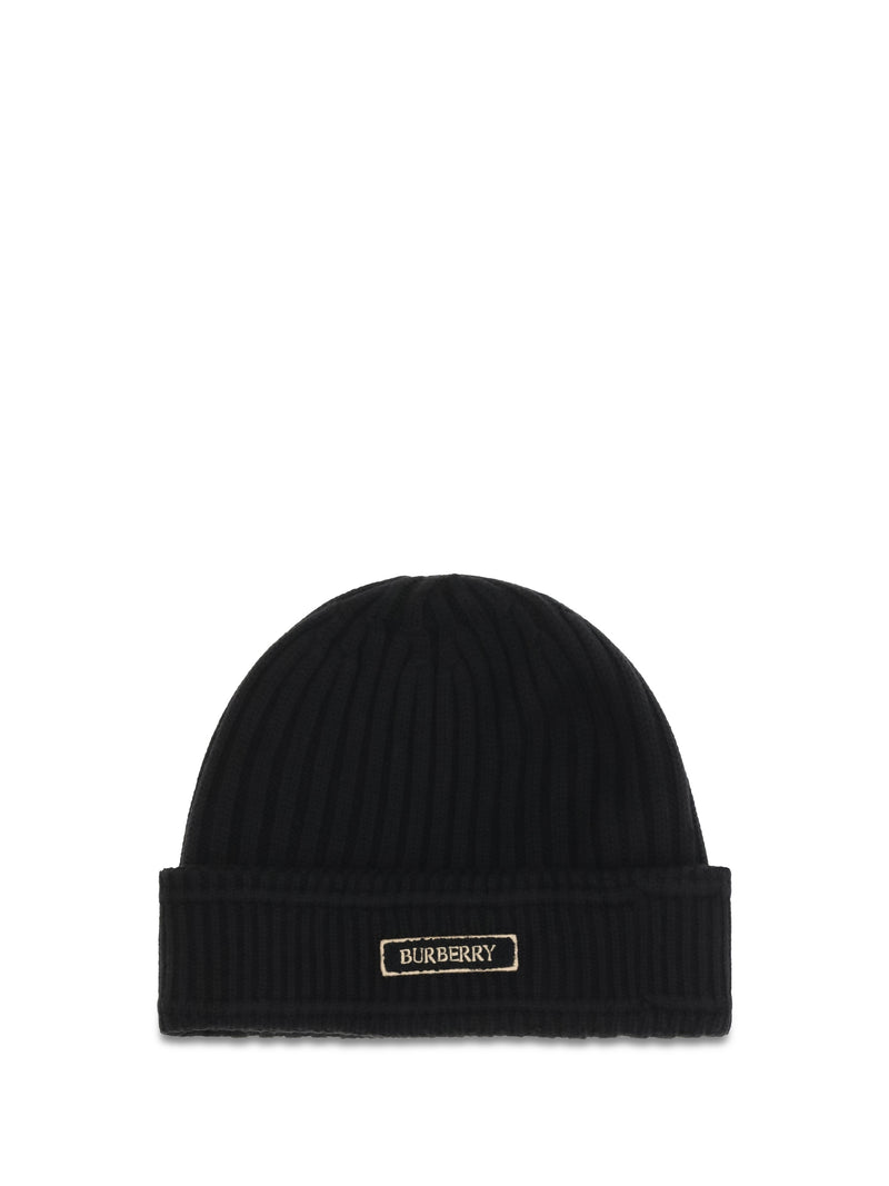 Burberry Burberry Wool Beanie Black Men - World Class Fashion