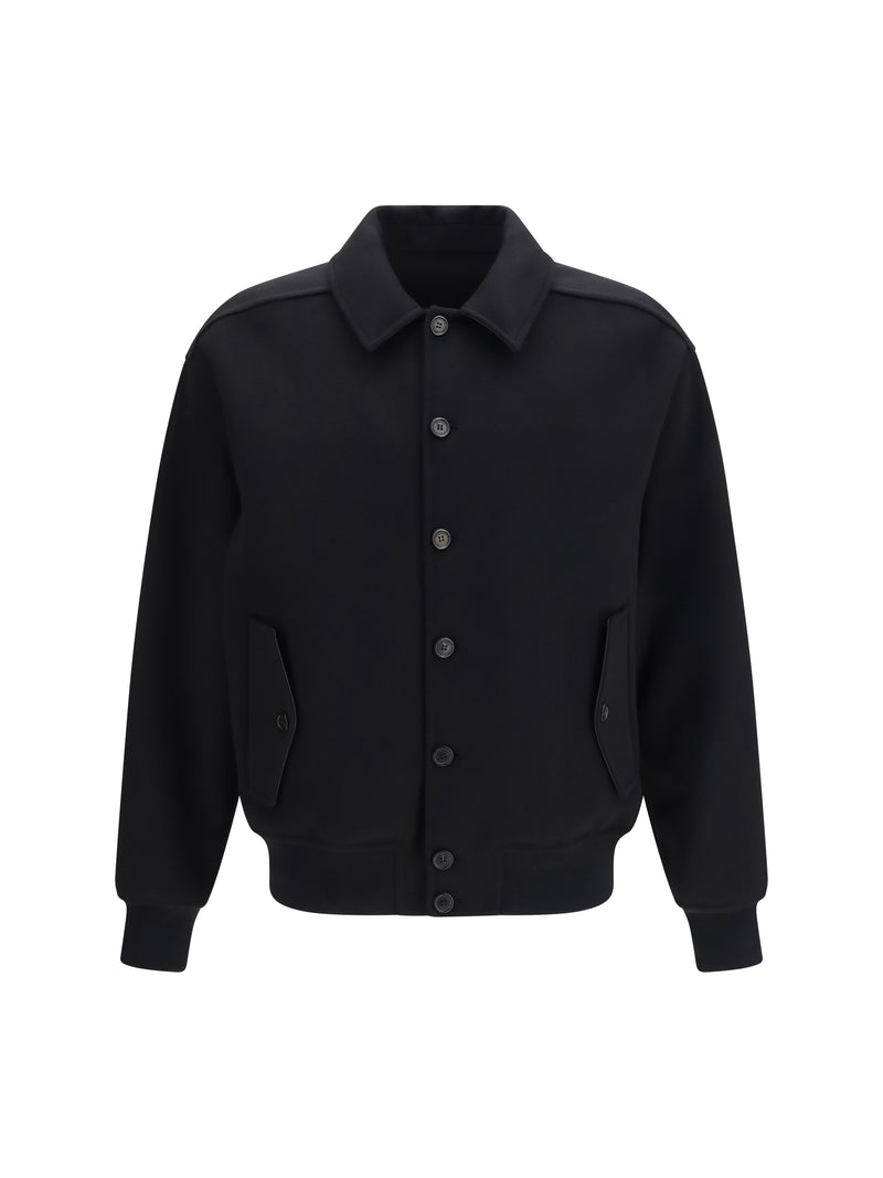 Ferragamo Ferragamo Wool and Cashmere Jacket Black - World Class Fashion