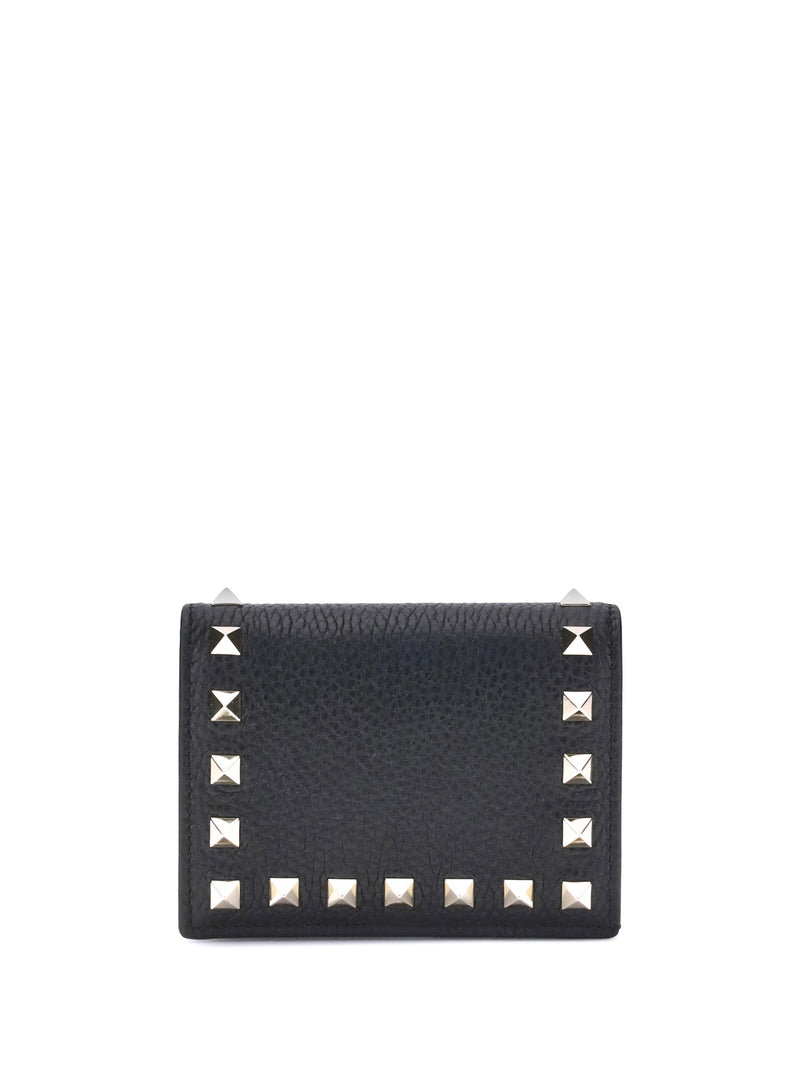 Valentino Garavani Valentino Garavani Rockstud Wallet Nero - World Class Fashion