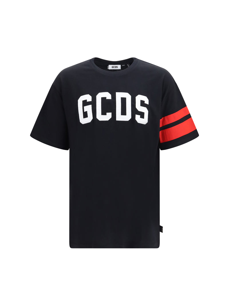 Gcds Gcds Regular Logo T-shirt Black/Red - World Class Fashion