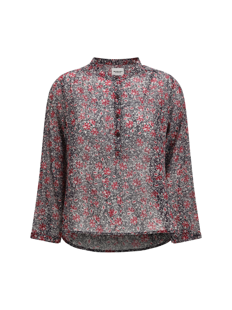 Marant Étoile Marant Étoile Maria Blouse Crushed Berry - World Class Fashion