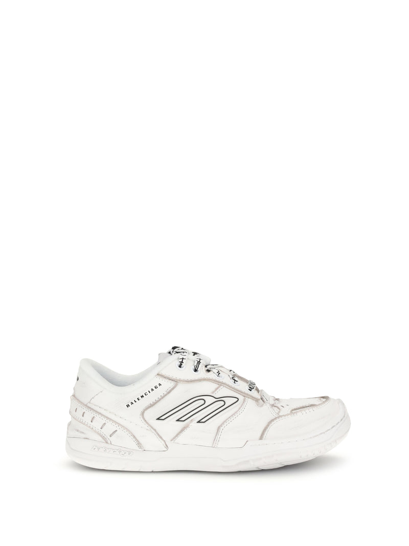 Balenciaga Balenciaga Hamptons Worn-out Sneakers White - World Class Fashion