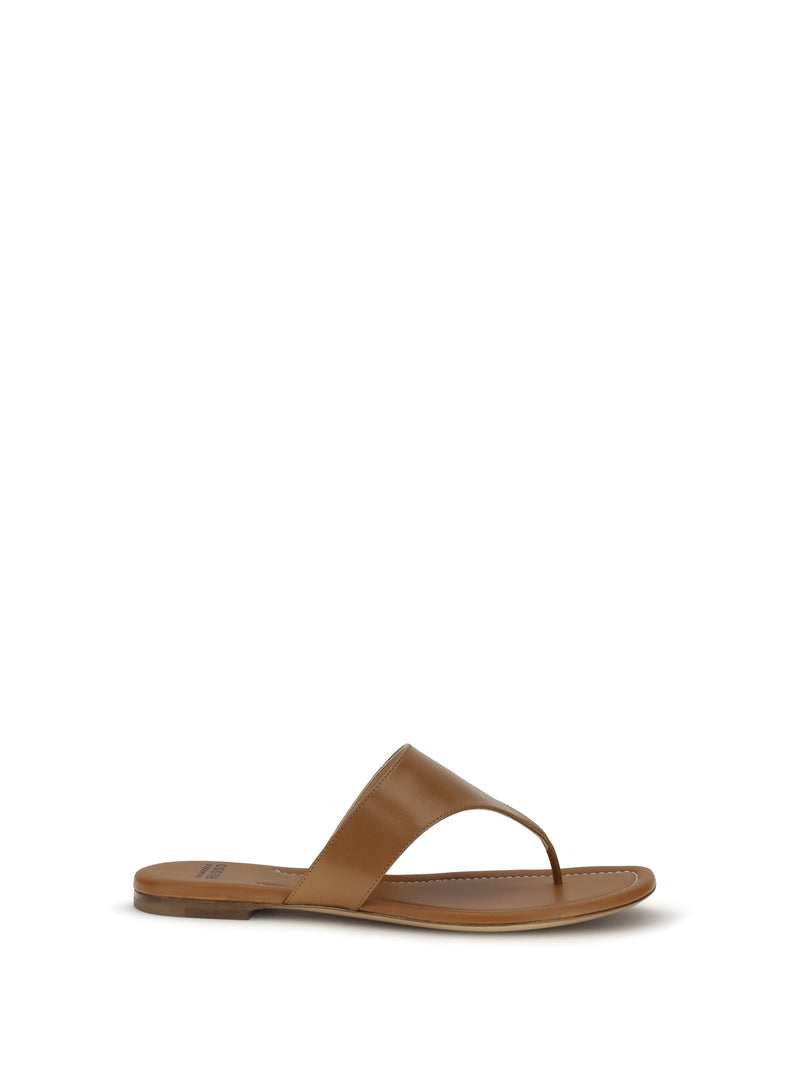 Francesco Russo Francesco Russo Leather Sandals Mou Women - World Class Fashion