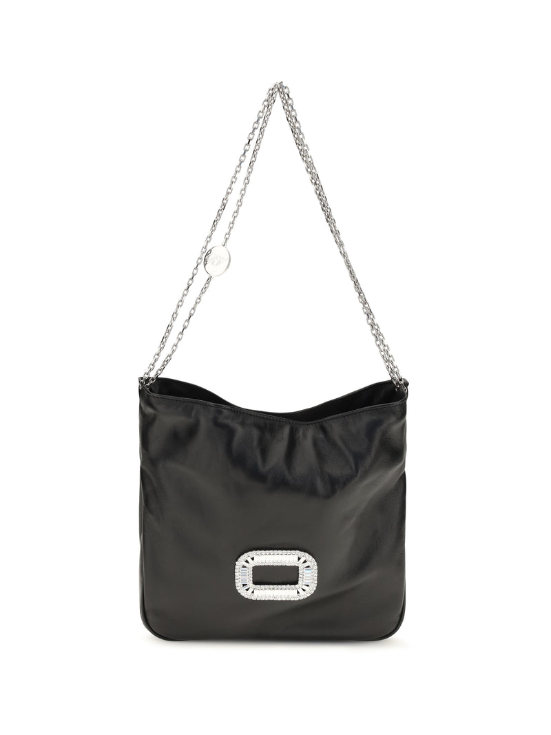 Roger Vivier Roger Vivier Pilgrim Mini Handbag Nero - World Class Fashion