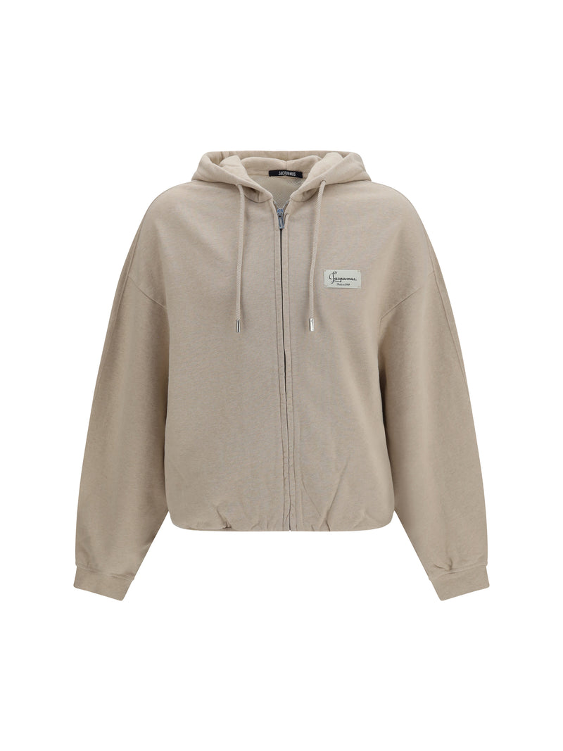 Jacquemus Jacquemus Le Montaigne Hooded Sweatshirt Beige - World Class Fashion