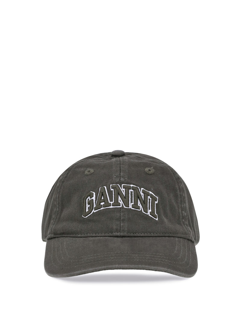 Ganni Ganni Logo Baseball Cap - World Class Fashion