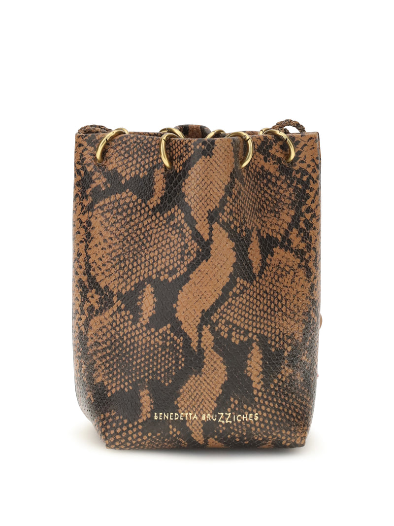 Benedetta Bruzziches Benedetta Bruzziches Doudou Petite Bucket Bag Amber - World Class Fashion