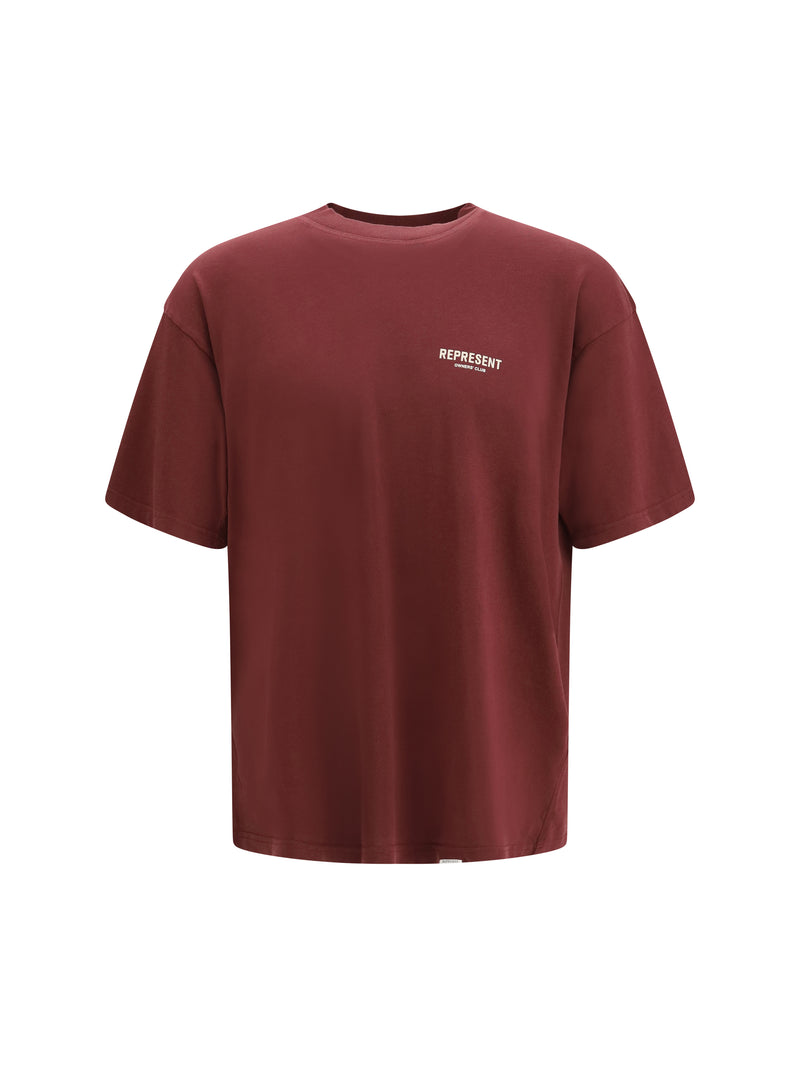 Represent Represent Cotton T-shirt Bordeaux Men - World Class Fashion