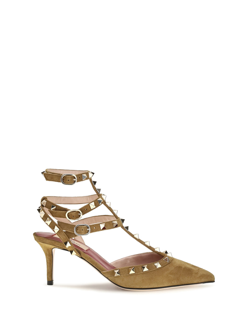 Valentino Garavani Valentino Garavani Rockstud Suede Pumps - World Class Fashion