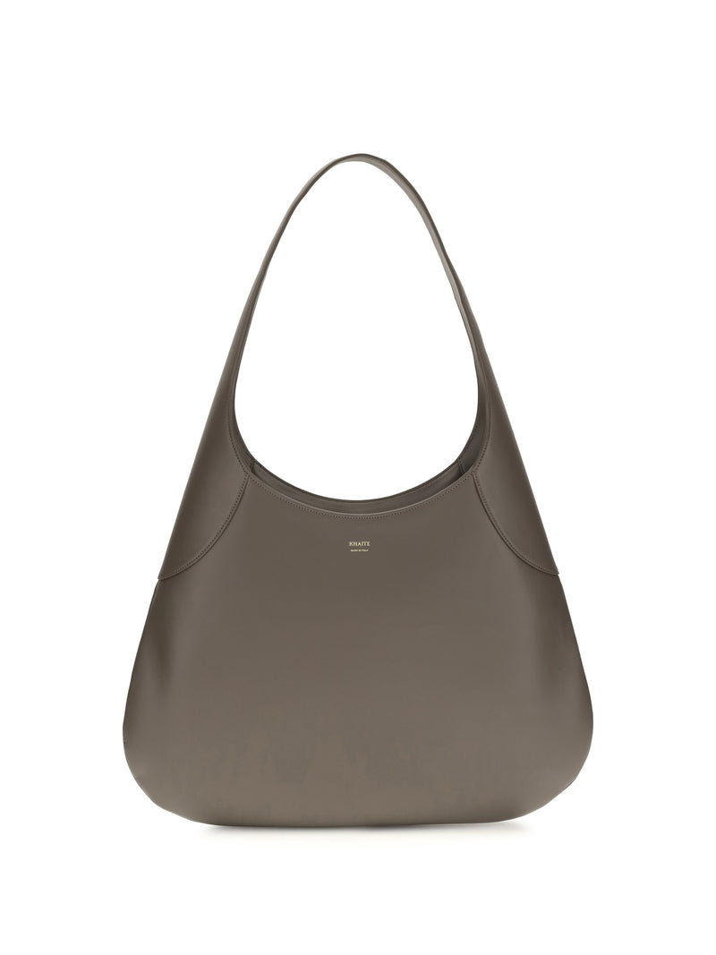 Khaite Bolso de hombro grande Khaite Joan color elefante - World Class Fashion