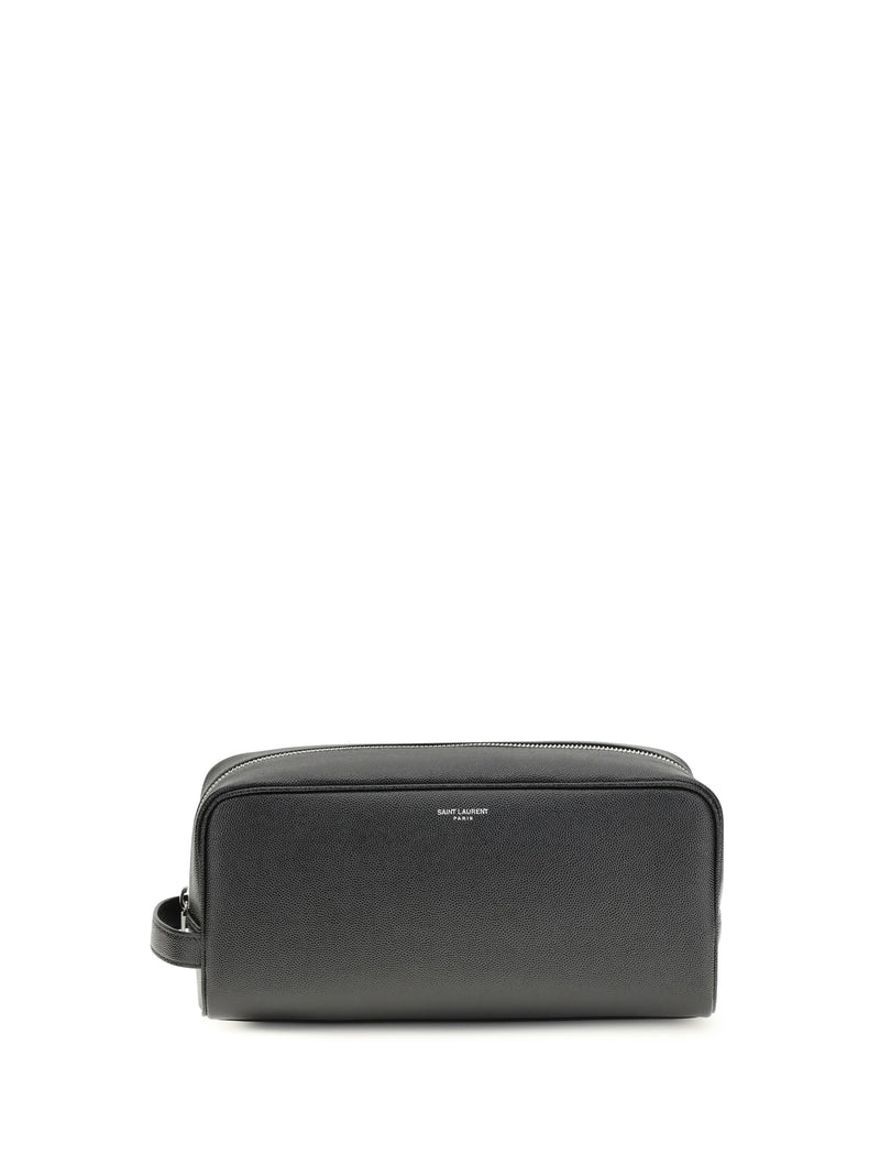 Saint Laurent Saint Laurent Leather Beauty Case - World Class Fashion