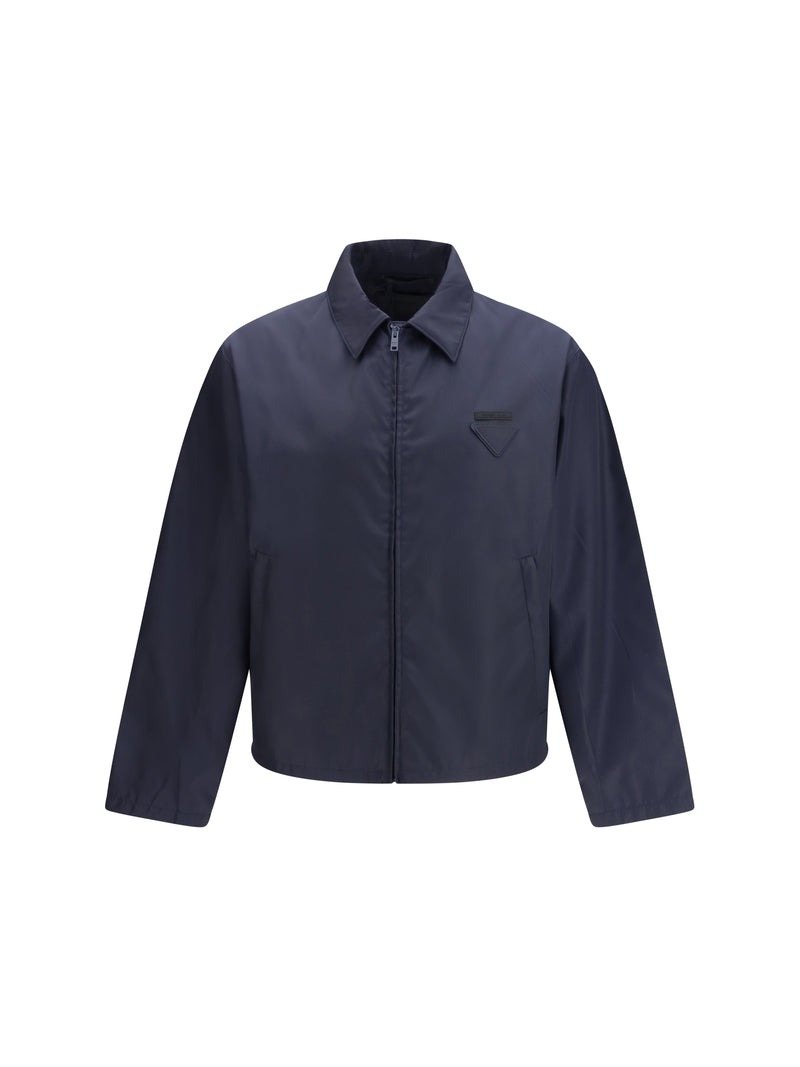 Prada Prada Re-Nylon Jacket Blue Men - World Class Fashion