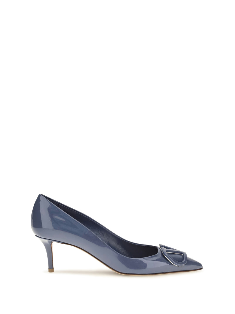Valentino Garavani Valentino Garavani Vlogo Signature Patent Leather Pumps - World Class Fashion