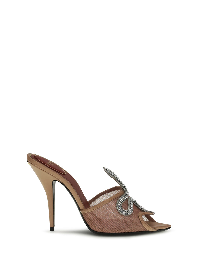 Valentino Garavani Valentino Garavani Coeur Vipère Sandals Light Phard - World Class Fashion