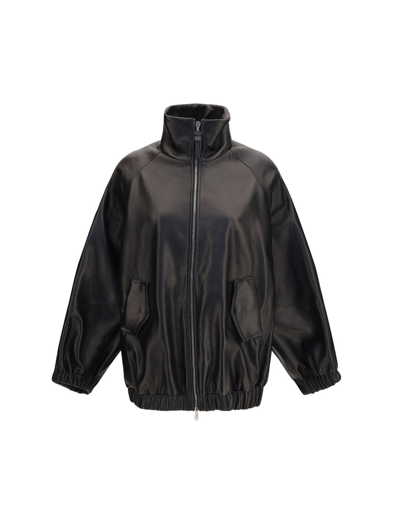 Brunello Cucinelli Brunello Cucinelli Leather Jacket Black Women - World Class Fashion