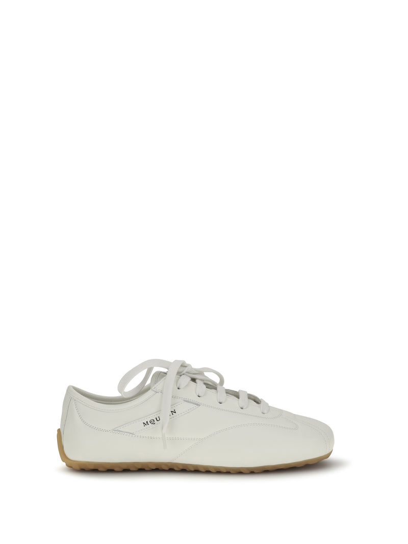 Alexander McQueen Alexander McQueen Low Boxer Sneakers Off White/White - World Class Fashion