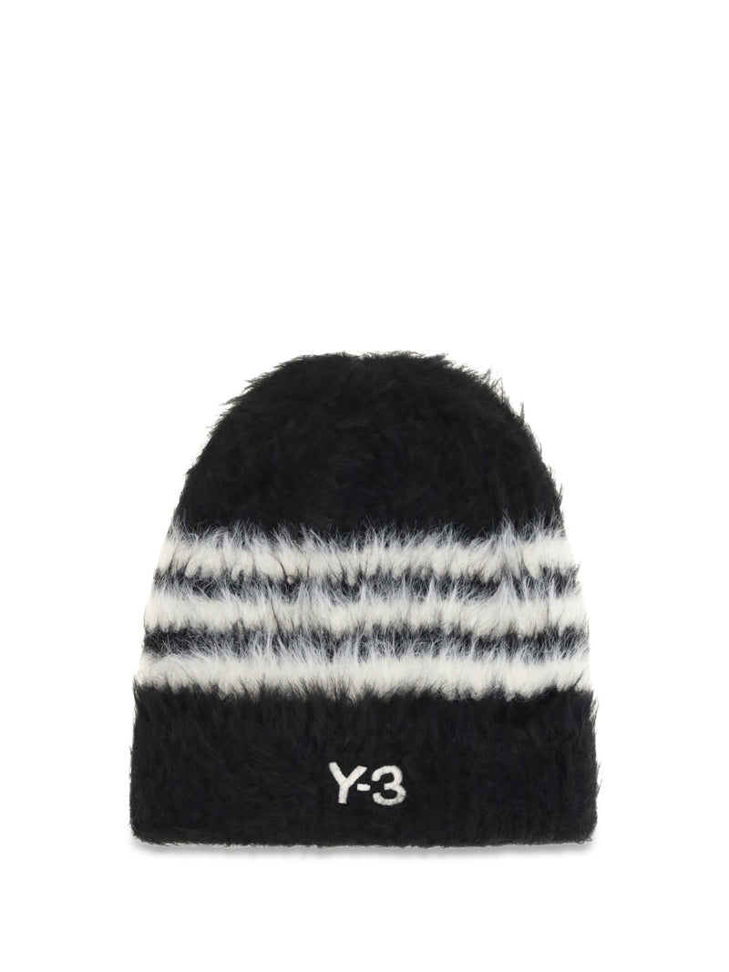 Y-3 Y-3 Beanie Stripes Black Men - World Class Fashion