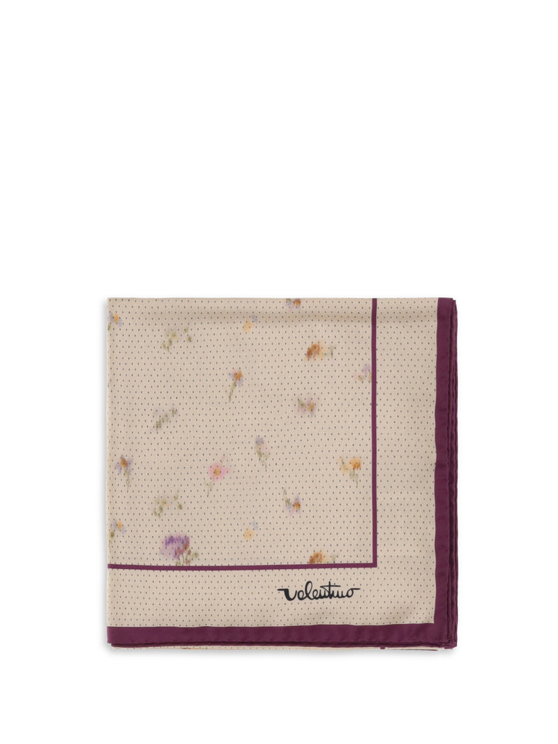 Valentino Garavani Valentino Garavani Printed Silk Scarf C7L - World Class Fashion