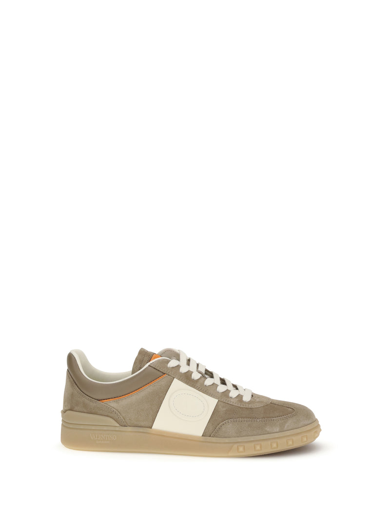 Valentino Garavani Valentino Garavani Upvillage Sneakers Dark Khaki/Ivory - World Class Fashion
