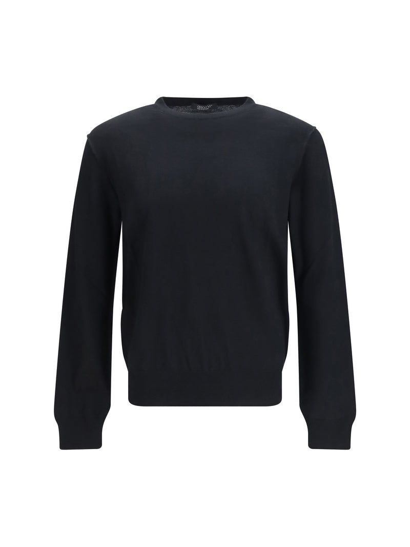 Aragona Cashmere Aragona Cashmere Merino Wool Sweater Black - World Class Fashion