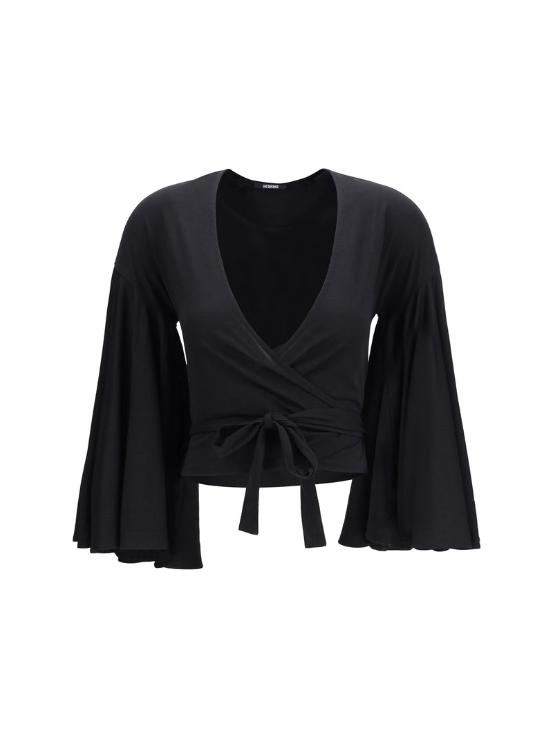 Jacquemus Jacquemus Paysan Wrap Top Black Women - World Class Fashion