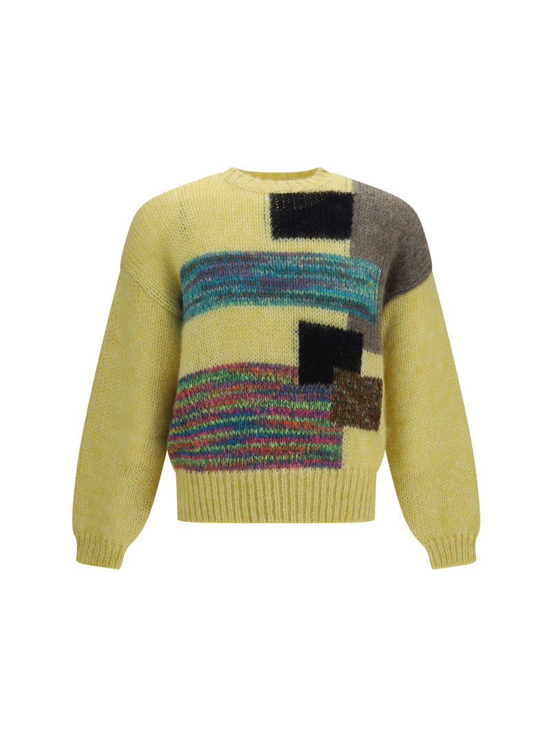 Magliano Magliano Pasta Mohair-blend Sweater Yellow - World Class Fashion
