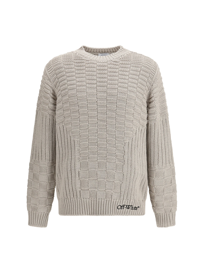 Off-white Off-white Arrow Sweater Stone Men - World Class Fashion