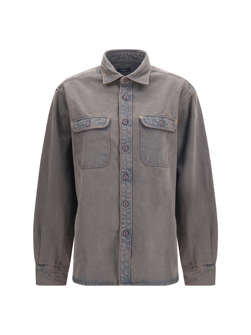 Deperlu Deperlu Denim Shirt Blue Men - World Class Fashion
