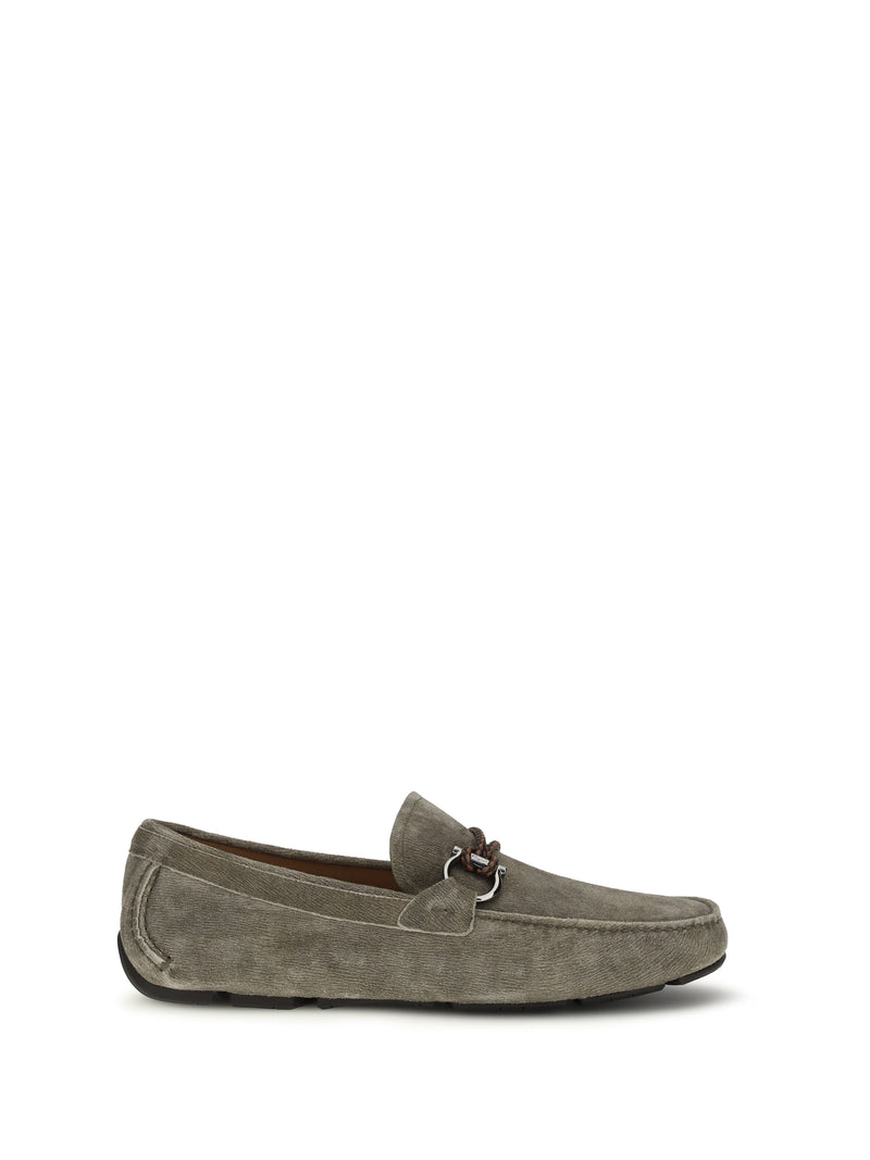 Ferragamo Ferragamo Suede Loafer Safari Men - World Class Fashion