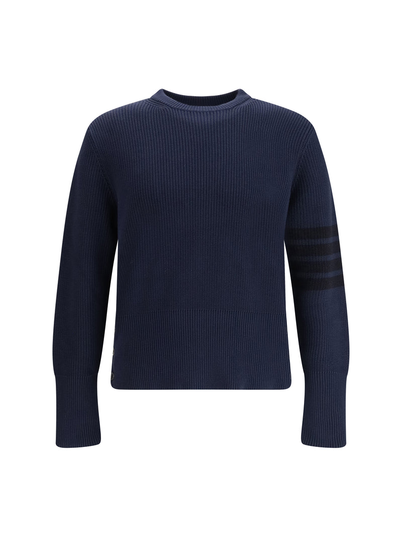 Thom Browne Thom Browne 4-Bar Sweater Navy - World Class Fashion