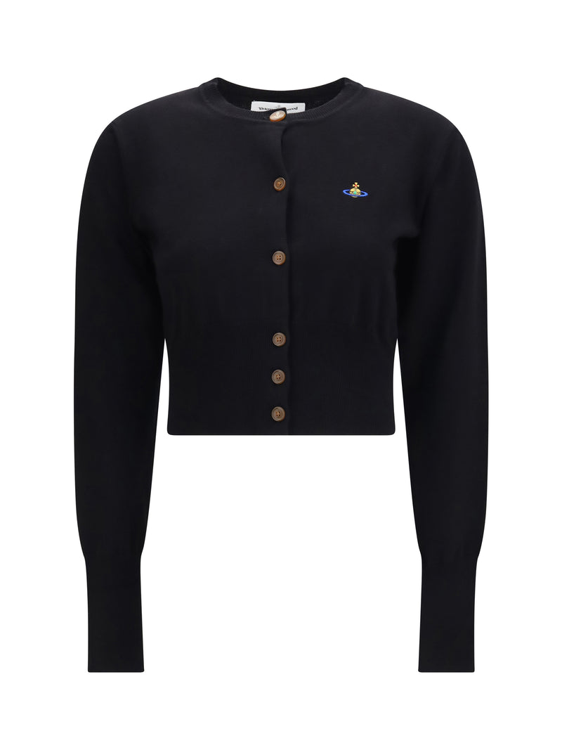 Vivienne Westwood Vivienne Westwood Bea Crop Cardigan Black - World Class Fashion