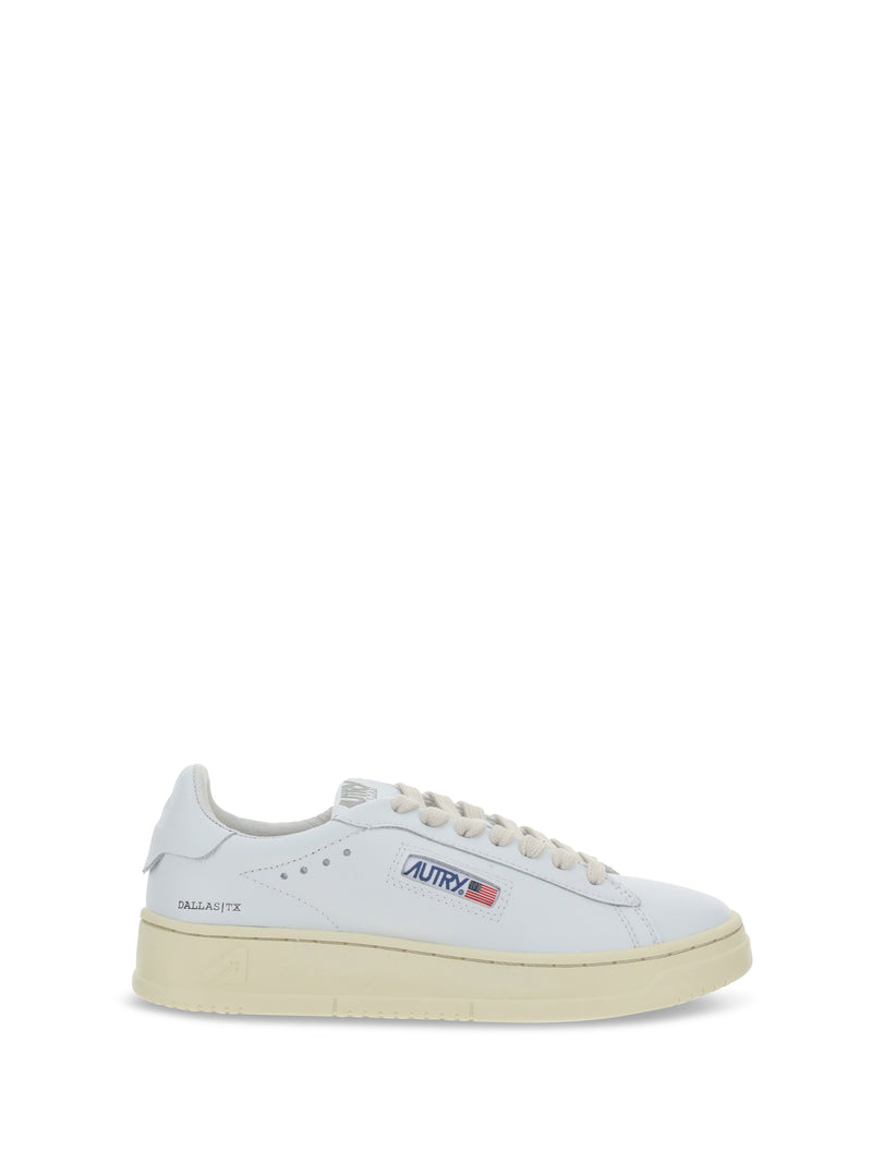Autry Zapatillas bajas Autry Dallas para mujer en blanco - World Class Fashion