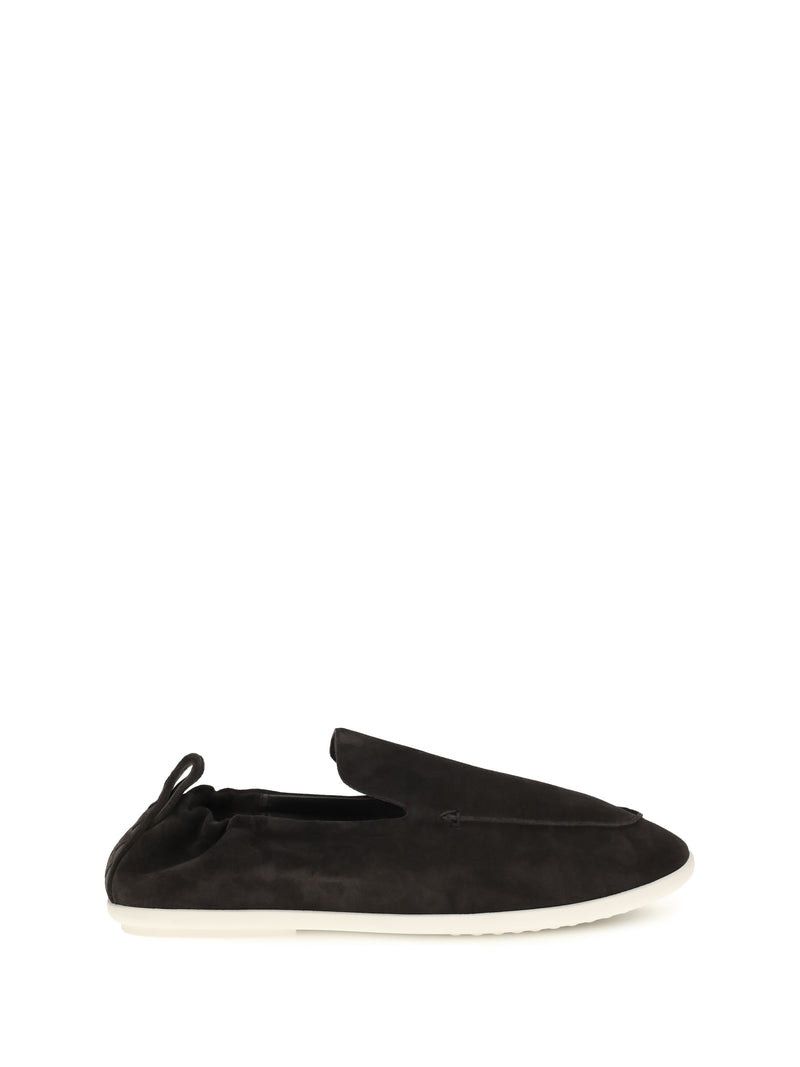 Bottega Veneta Bottega Veneta Dawson Suede Loafers Espresso - World Class Fashion