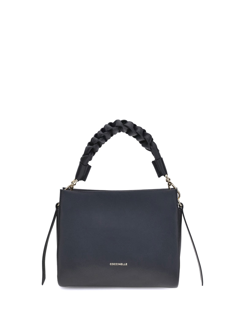 Coccinelle Coccinelle Boheme Handbag Noir/Cognac - World Class Fashion
