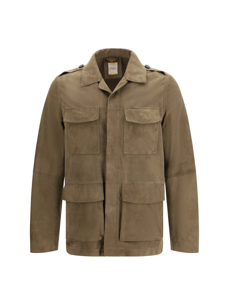 D'amico D'amico Goat Suede Jacket 451 - World Class Fashion