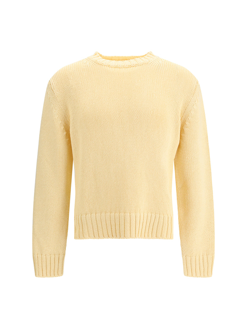 Sunflower Sunflower Frederik Cotton Sweater Off White - World Class Fashion