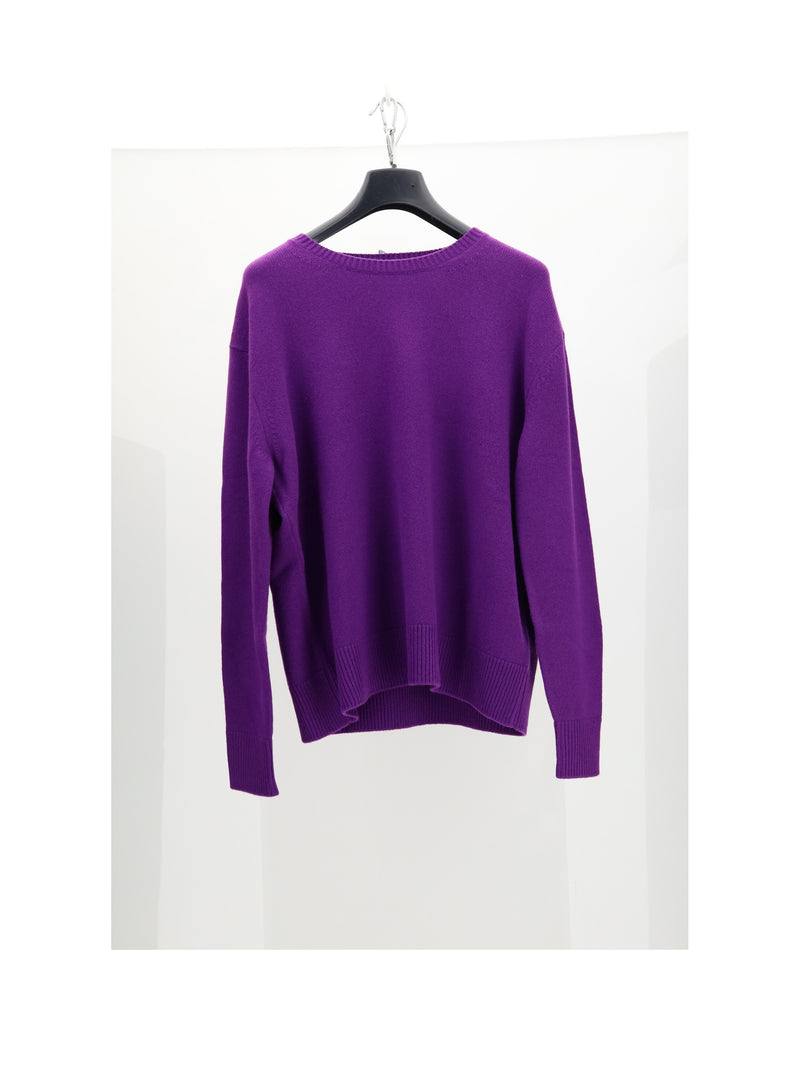 Celine Celine Crewneck Sweater Ultraviolet Women - World Class Fashion