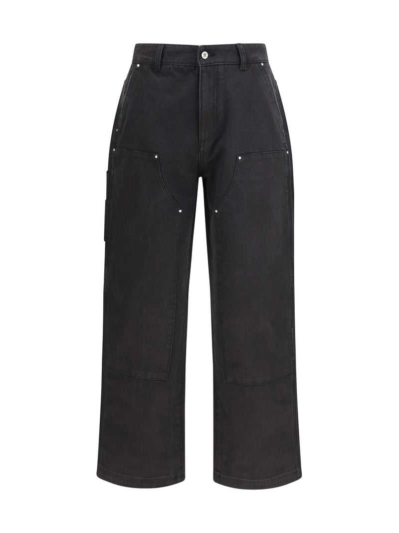 Represent Represent Worker Pants Jet Black - World Class Fashion