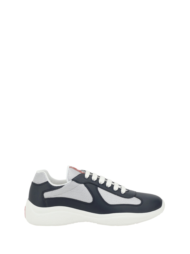 Prada Prada zapatillas America's Cup Baltico+Argento para hombre - World Class Fashion
