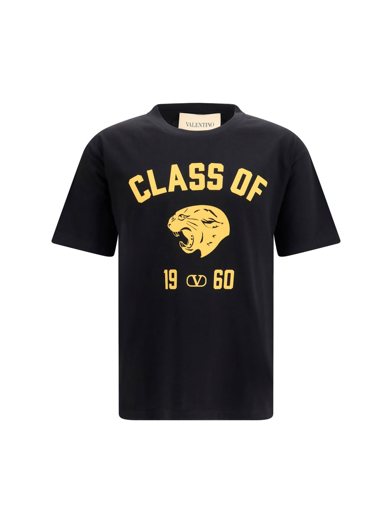 Valentino Valentino Panther Print Cotton T-shirt - World Class Fashion