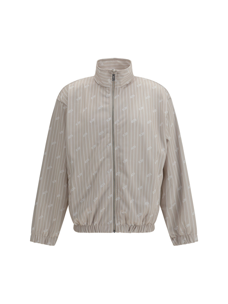Gcds Gcds Pinstriped Track Jacket Sandshell/Bone - World Class Fashion