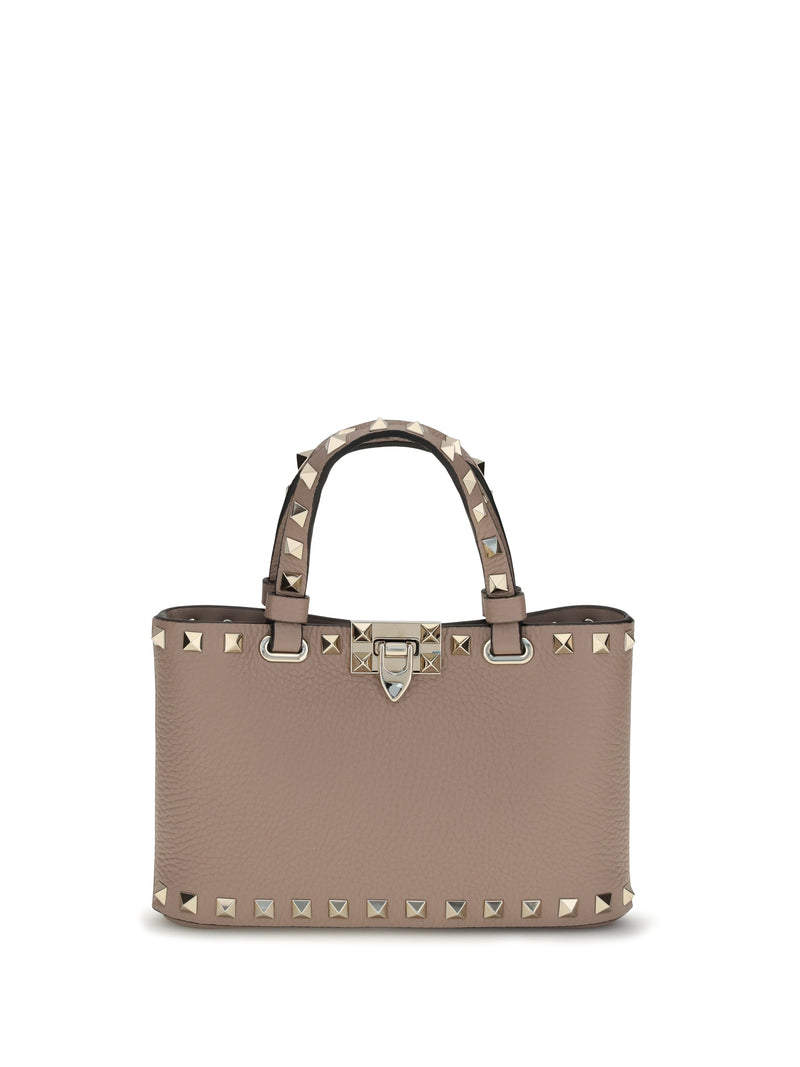 Valentino Garavani Valentino Garavani Rockstud Shopping Mini Handbag Poudre - World Class Fashion