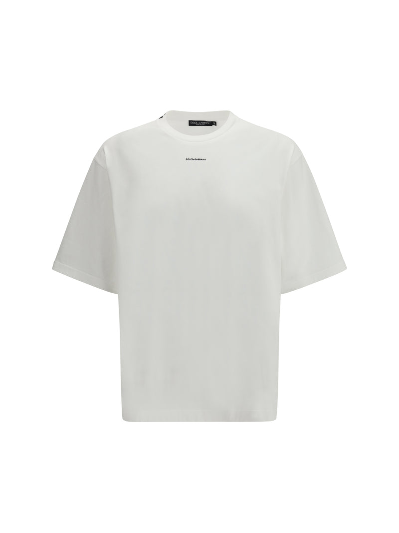 Dolce & Gabbana Dolce & Gabbana Oversized T-shirt with Print White - World Class Fashion