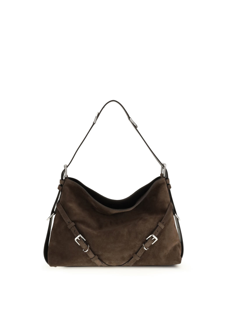 Givenchy Givenchy Medium Voyou Shoulder Bag Ebony Brown - World Class Fashion