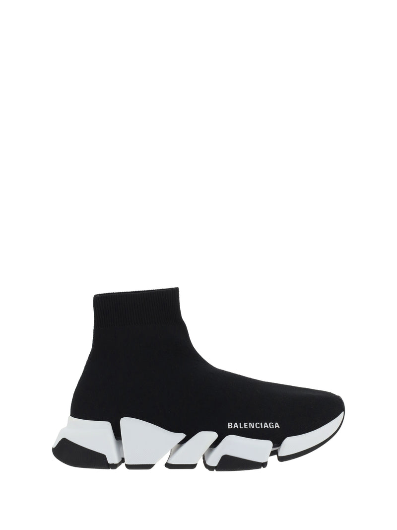 Balenciaga Balenciaga Speed Sneakers Negro/Blanco Mujer - World Class Fashion